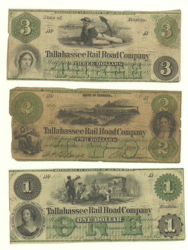 Tallahassee Rail Road Company Scrip