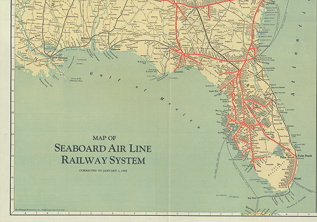 Seaboard Air Line Map