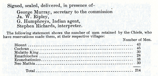 Treaty of Moultrie Creek, 1823 (page 1)