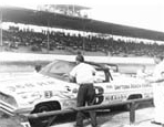 David Pearson in his car