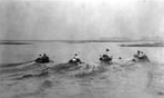 Motorboat racing on Orange Lake