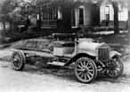 Old flat bed truck