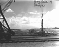 Highway 19 bridge construction over the Cross-Florida Barge Canal - Inglis, Florida