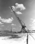 Highway 19 bridge construction over the Cross-Florida Barge Canal - Inglis, Florida