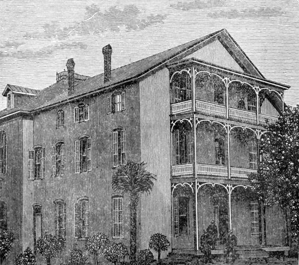 Edward Waters College in Jacksonville (circa 1889).