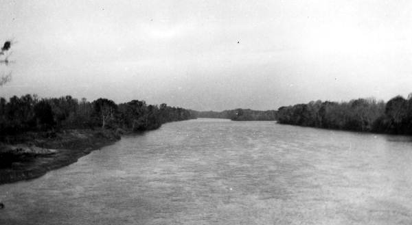 Junction of the Flint and Chattahoochee Rivers to form the Apalachicola (1926)