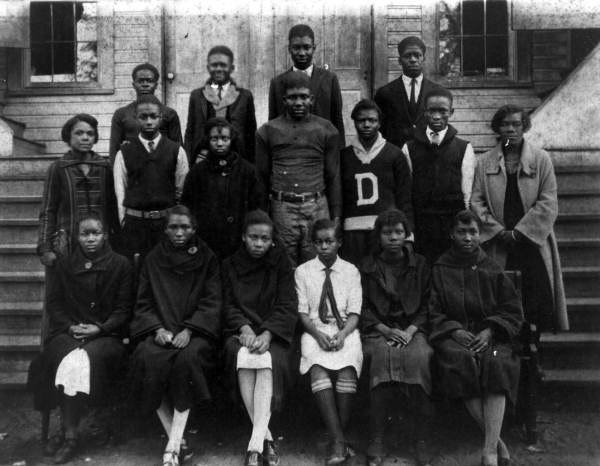 Dunbar High School class portrait, ca. 1928.