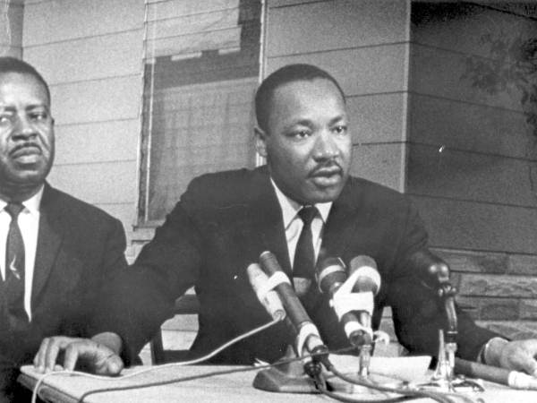 Ralph Abernathy and Martin Luther King, Jr. in Saint Augustine, 1964