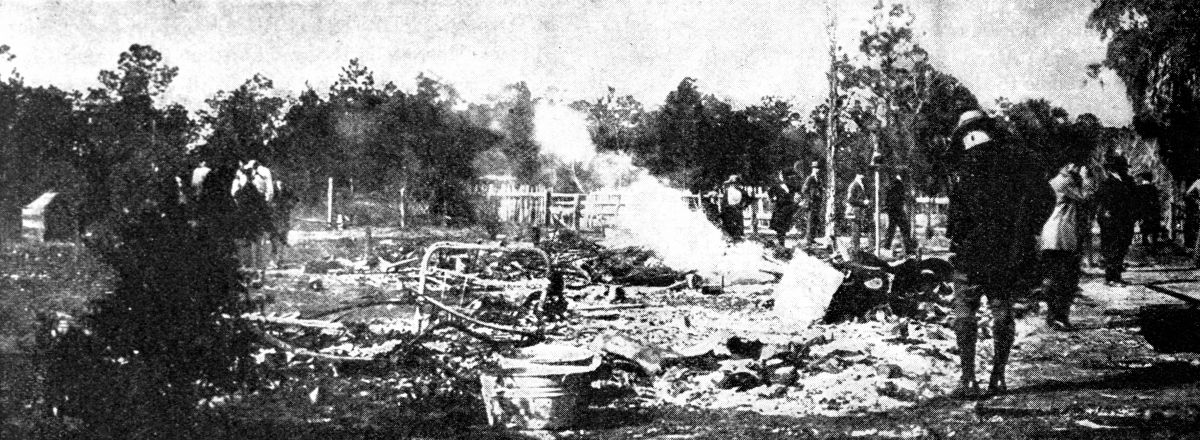 Ruins of a burned African American home - Rosewood, Florida