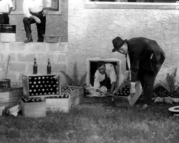 Prohibition raid - Miami, Florida