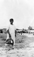 African American midwife in Broward County, Florida.