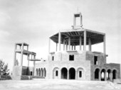 Ringling hotel under construction - Sarasota, Florida.