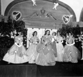 1961 Jeanie Ball Queen being crowned at the Stephen Foster State Memorial Center - White Springs, Florida