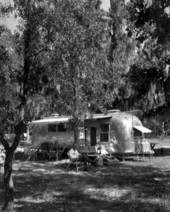 Mr and Mrs. Herbert Smith camp at Apalachicola National Forest - Leon County, Florida .