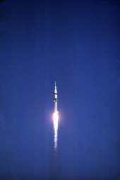 Apollo 7 launch from Cape Canaveral.