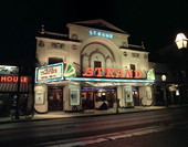 Night view of the Strand Theatre at 527 Duval Street - Key West, Florida.