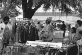 Clarks Ladies Fashions clothing display at Zora Neale Hurston Festival- Eatonville, Florida