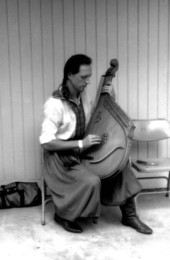 Yarko Antonevych playing the bandura at the Florida Folk Festival- White Springs, Florida