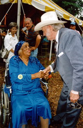 Bill Monroe and Mary McClain - White Springs, Florida .