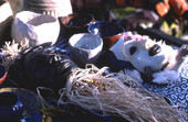 Masks on display at the Zora Neale Hurston Festival of the Arts and Humanities - Eatonville, Florida