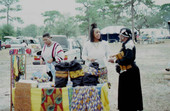 Gwen Speight's clothing display at Zora Neale Hurston Festival- Eatonville, Florida