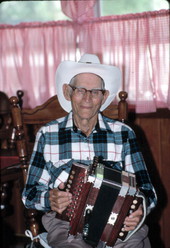 Cajun accordion player Joseph "Papa Joe" Arbie - Live Oak, Florida