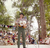 Dale Crider performs at the Florida Folklife Festival - White Springs, Florida