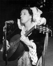 Sonia Malkine performing at the Florida Folk Festival - White Springs, Florida