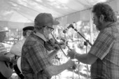 Goose Culbreath, old-time fiddler, performing with The Grand Old Opry of Cortez at the 1992 Florida Folk Festival - White Springs, Florida.