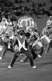 FAMU "Marching 100" perform for the crowd - Tallahassee, Florida.