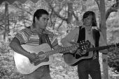 James Billie and Don Grooms performing folk song at the 1983 Florida Folk Festival - White Springs, Florida