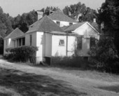 Main house under restoration by the Florida Park Service at Kingsley Plantation State Park - Jacksonville, Florida.