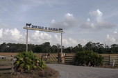 Double M Ranch gates in Zolfo Springs, Florida.