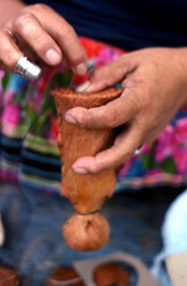 Mary Billie starting to make dolls - Big Cypress Seminole Indian Reservation