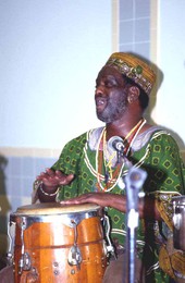 Member of Voice of the Ancestors performing - Jacksonville, Florida.