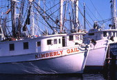 Kimberly Gail docked with shrimp fleet in Key West.