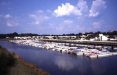 Hawthorne at Leesburg retirement community marina.