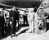 Charles Lindbergh with the "Spirit of St. Louis" - Jacksonville, Florida