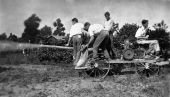 Future Farmers of America spraying a Florida citrus grove