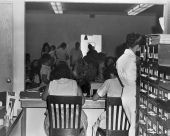 Cuban nurse at pediatric clinic - Miami, Florida