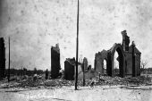 Remains of Mt. Zion A.M.E. Church, after the Fire of 1901 - Jacksonville, Florida.