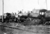 Head on collision of steam locomotives near Sanford, Florida