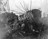 Escambia Railway engine number 4 boiler explosion