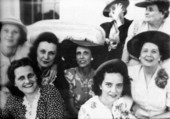 Informal picture of women at a party - Tallahassee, Florida.