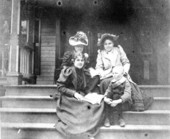 Group picture on a porch - Tallahassee, Florida.