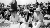 People at the beach - Palm Beach, Florida.