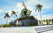 Sculpture in the "Garden of Patriots" at the Cape Coral Gardens attraction.