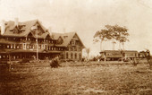 Plant System train at the Belleview Hotel in Belleair near Clearwater, Florida.