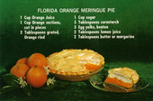 Florida Orange Meringue Pie.