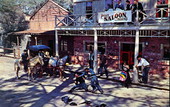 Gunfight show at the Six Gun Territory tourist attraction - Ocala, Florida.